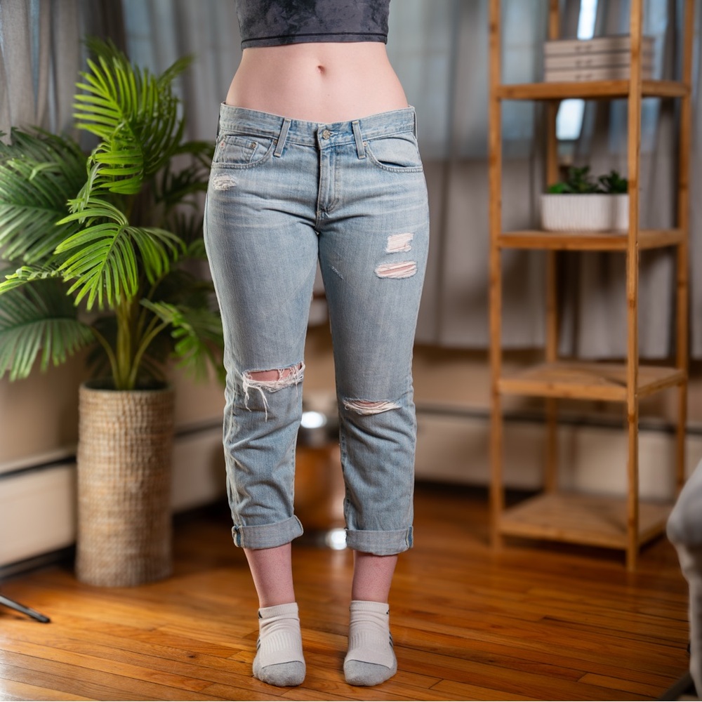 Piper Blue Ankle Cropped Jeans